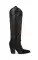 Steve Madden Lasso Western Boot ~ Black(6)
