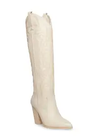 Steve Madden Lasso Western Boot ~ Bone(6)