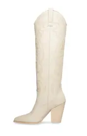 Steve Madden Lasso Western Boot ~ Bone(6)