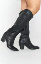 Billini Finley Cowboy Boot ~ Black(6)