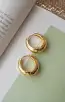 LUV AJ Marbella Hoop Earrings ~ 14K Gold Plated(OS)