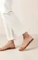 Alohas Misty Wrap Up Sandal ~ Cream(6)