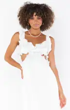 Lane Midi Dress ~ Ivory Luxe Satin(XS)