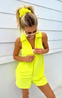 Scrunchie ~ Neon Yellow Terry(OS)