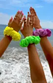 Scrunchie ~ Neon Green Terry(OS)