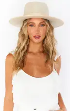 Lack of Color Carlo Rancher Hat ~ Ivory Speckle(S)