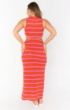 Maizy Cut Out Dress ~ Paradise Island Knit(XS)