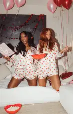 Favorite PJ Set ~ Queen of Hearts Silky(XS)