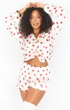 Favorite PJ Set ~ Queen of Hearts Silky(XS)
