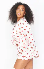 Favorite PJ Set ~ Queen of Hearts Silky(XS)