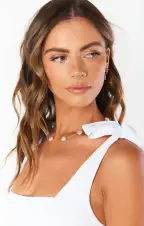 ALV Jewels Lauren Pearl Necklace ~ Pearl/Gold(OS)