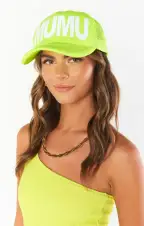 MUMU Trucker Hat ~ Neon Yellow(OS)