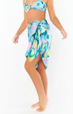 Kiran Sarong ~ Go Go Luxe Satin(OS)
