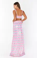 RSVP Skirt ~ Checkered Sequin(XS)