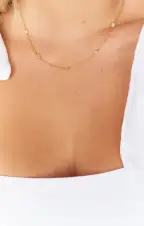 Faithy Jewels Elle Necklace ~ 18K Gold Plated(OS)