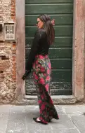 Maci Maxi Skirt ~ Send Me Roses(XS)