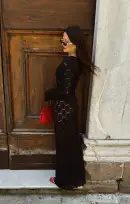 Anjelica Maxi Dress ~ Black Lace(XS)