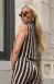 Vicky Vest Top ~ Sepia Stripe Denim(XS)