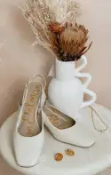 Sam Edelman Terra Kitten Heel ~ Modern Ivory