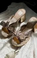 Dolce Vita Blare Bow Heel ~ Platinum