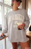 Steve Sweatshirt ~ Los Angeles Graphic(XS)