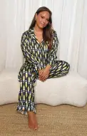 Classic PJ Set ~ Champagne Silky(XS)