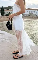 Celine Dress ~ Ivory Luxe Satin(XXS)