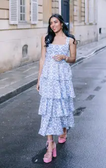 Meg Midi Dress ~ Teagan Floral(XS)