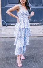 Meg Midi Dress ~ Teagan Floral(XS)