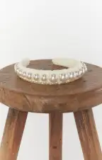 Paige Pearl Headband ~ Pearl(OS)