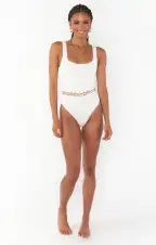 Square Chain Belt ~ Gold(OS)