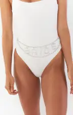 EastnWest Label Bride Rhinestone Belt ~ Rhinestone(OS)