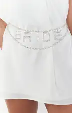 EastnWest Label Bride Rhinestone Belt ~ Rhinestone(OS)
