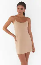 Commando Classic Mini Cami Slip ~ Beige(XS/S)