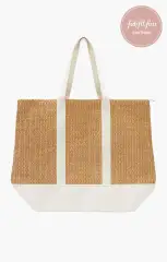Sunseeker Tote ~ Natural and Ivory(OS)