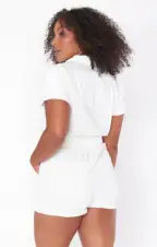 Cannon Romper ~ Seasalt(XS)