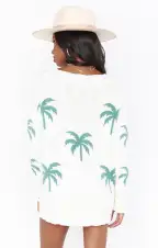 Boardwalk Shorts ~ Palm Tree Knit(XS)