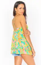 Missy Tank ~ Twiggy Tulips(XS)