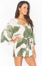 Lo Romper ~ Queen Palms(XS)