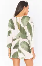 Lo Romper ~ Queen Palms(XS)