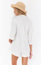 Horton Romper ~ White Linen(XS)