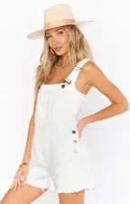 Georgia Overalls ~ Seasalt(XS)
