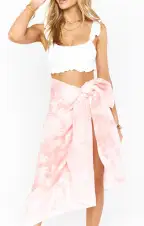 Kiran Sarong ~ Twisted Tie Dye Pink(OS)