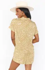 Yvette Romper ~ Desert Cheetah(XS)