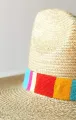 Sunshine Tienda Sandra Palm Hat ~ Rainbow(XS/S)