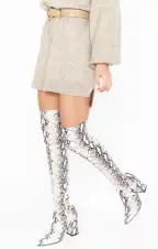 Steve Madden Jacoby Tall Boot ~ Faux Snake(6)