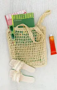 Billini Ella Tote ~ Natural Crochet(OS)