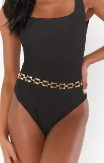 Square Chain Belt ~ Gold(OS)