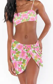 Lido Sarong ~ Fresh Floral(S/M)