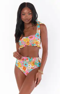 Regatta Ruffle Top ~ Flower Market(XS)